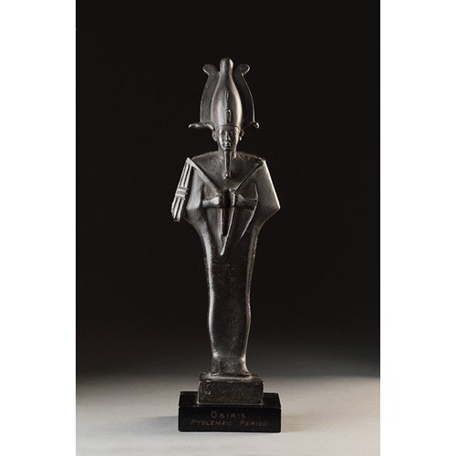 Ancient Egyptian Solid Cast Bronze Figure of Osiris